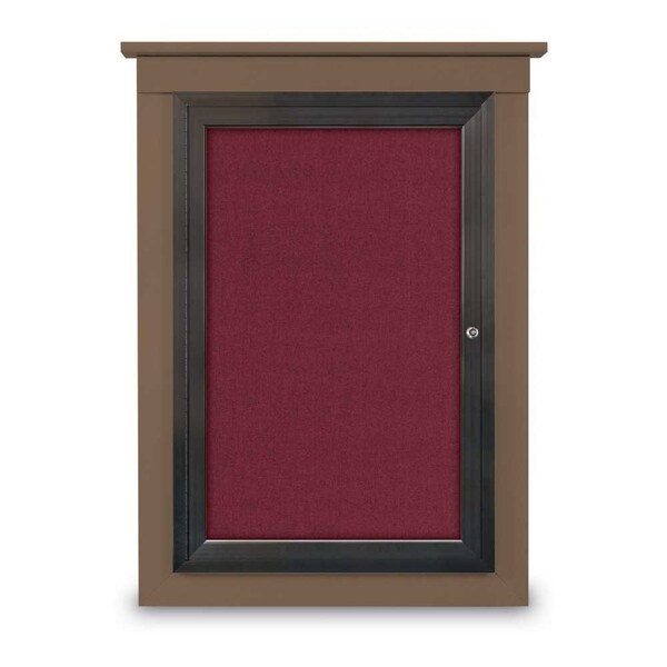 Sliding Glass Enclosed Letterboard, 96"x3, UV9013ACS-BLACK-WHITE